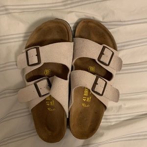 Birkenstocks Ariozona, size 41 (size 10), worn less than five times, like new.